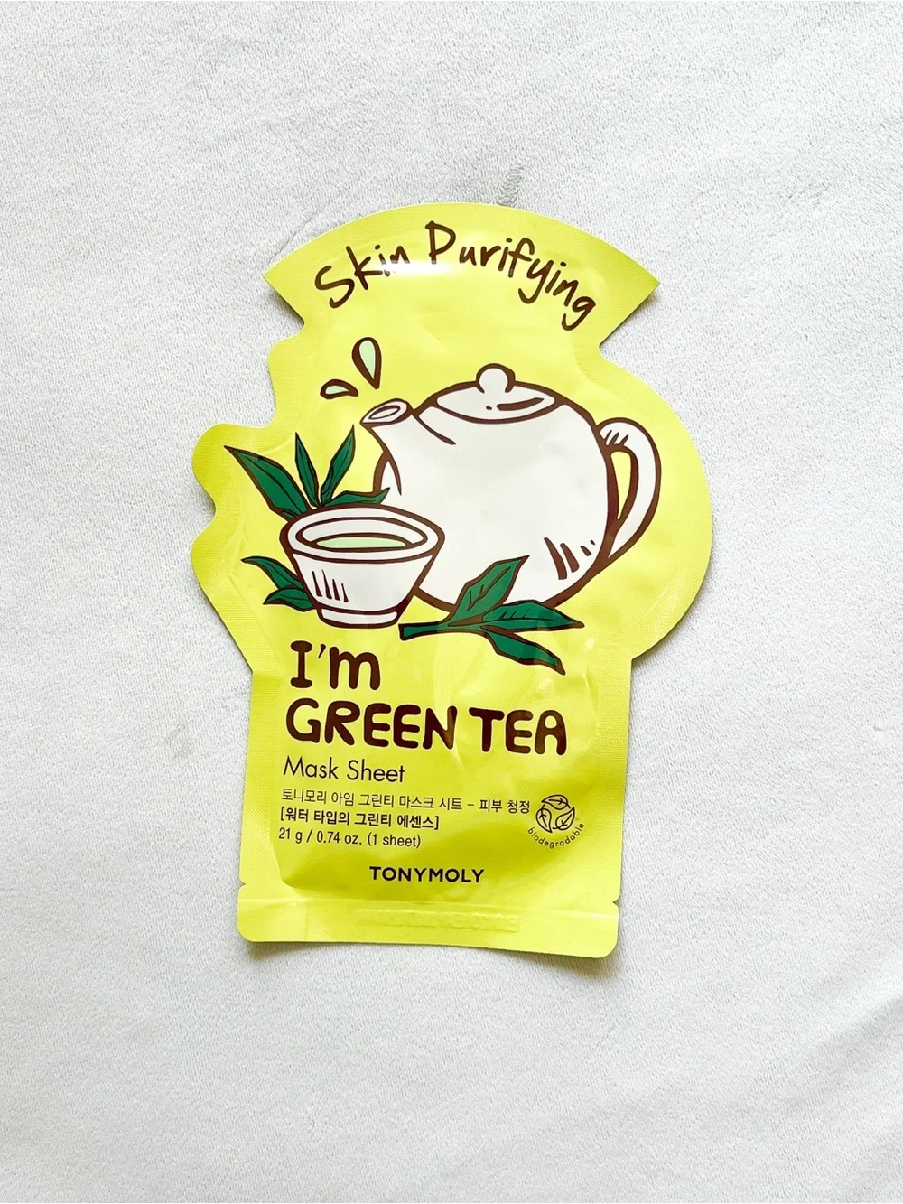 TONYMOLY I'm Green Tea Mask Sheet - Green